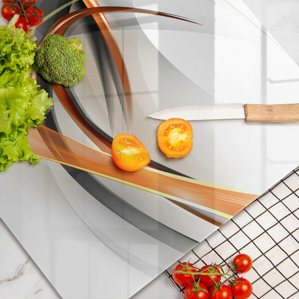 Tabla de cortar de vidrio Formas modernas
