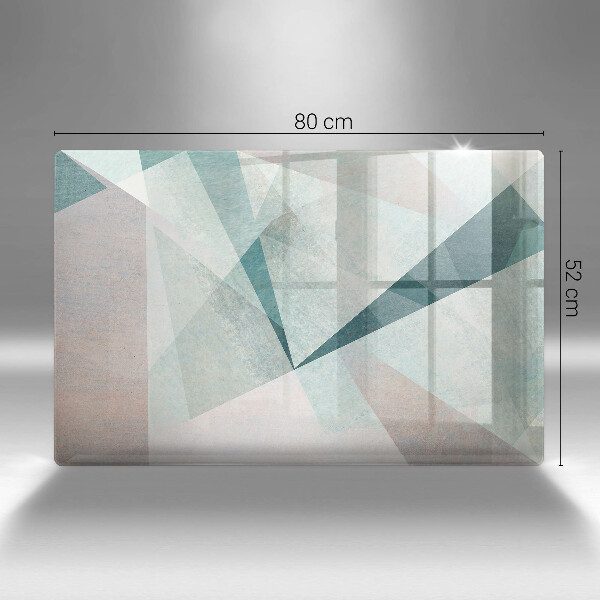 Tabla de cortar de vidrio Abstracción aguda