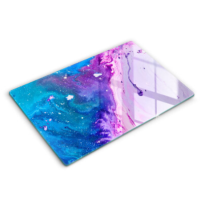 Tabla de cortar de vidrio Tintas de abstracción