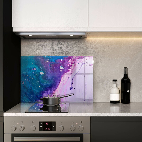 Tabla de cortar de vidrio Tintas de abstracción