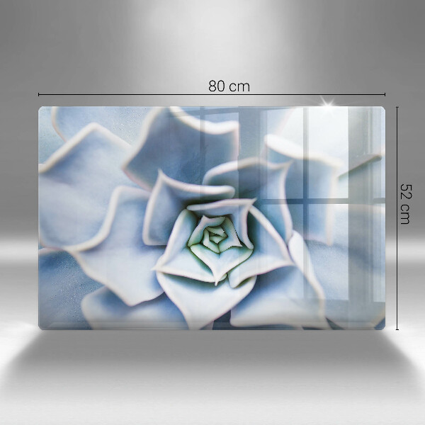 Tabla de cortar de vidrio Planta de flores