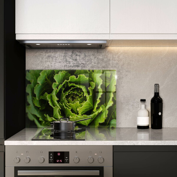 Tabla de cortar de vidrio Comer hojas de lechuga