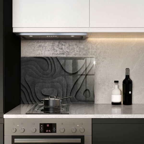 Tabla de cortar de vidrio Formas de piedra 3d