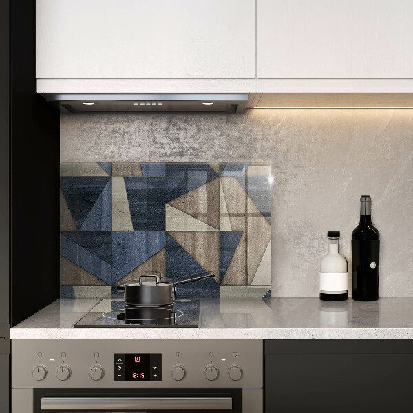 Tabla de cortar de vidrio Abstracción geométrica