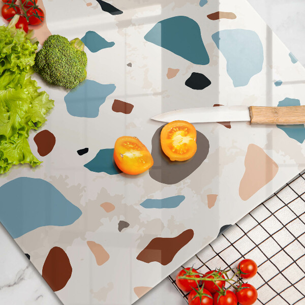 Tabla de cortar de vidrio Gres decorativo