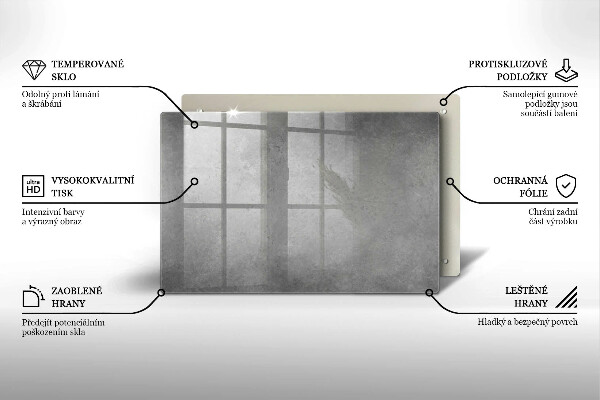 Tabla de cortar de vidrio Fondo de textura de hormigón