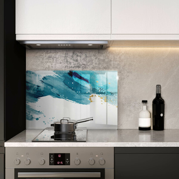 Tabla de cortar de vidrio Manchas azules