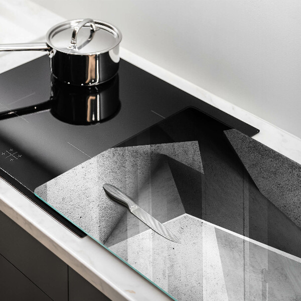 Tabla de cortar de vidrio Abstracción concreta