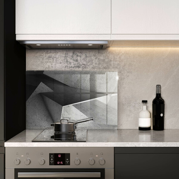 Tabla de cortar de vidrio Abstracción concreta