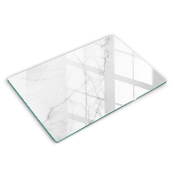 Tabla de cortar de vidrio Fondo de piedra de mármol