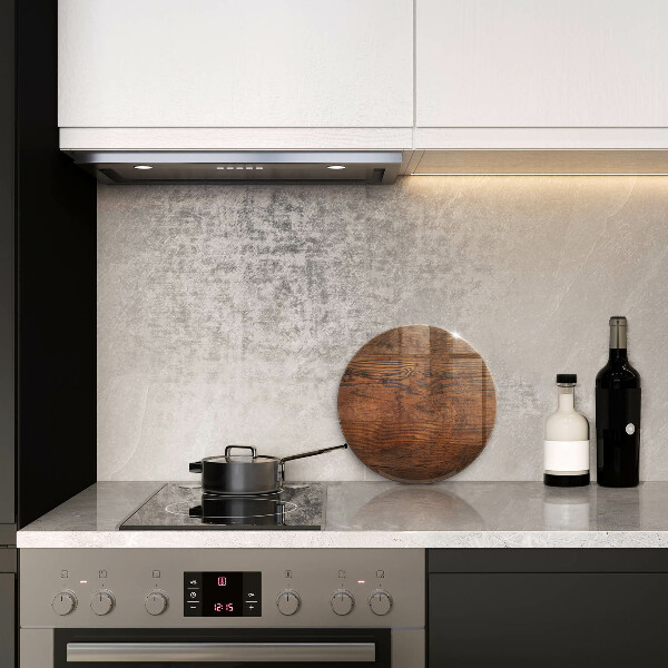 De vidrio templado Tablero de madera oscura