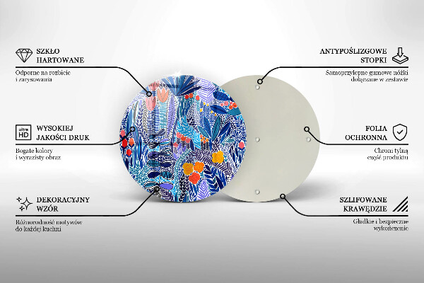 De vidrio templado Prado pintado