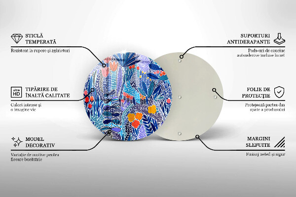 De vidrio templado Prado pintado