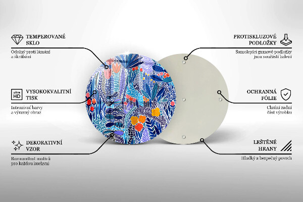 De vidrio templado Prado pintado