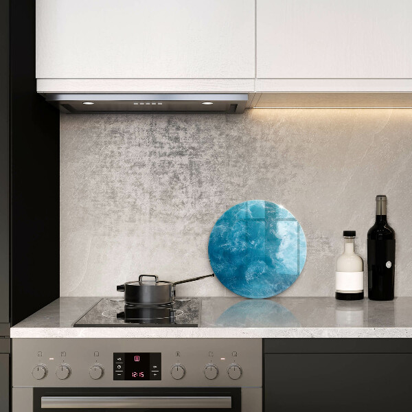 De vidrio templado Agua azul