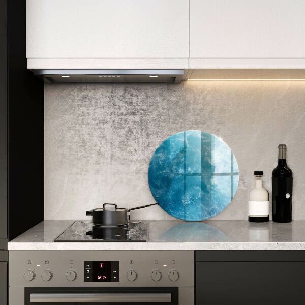 De vidrio templado Agua azul