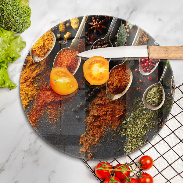 De vidrio templado Cucharas con especias