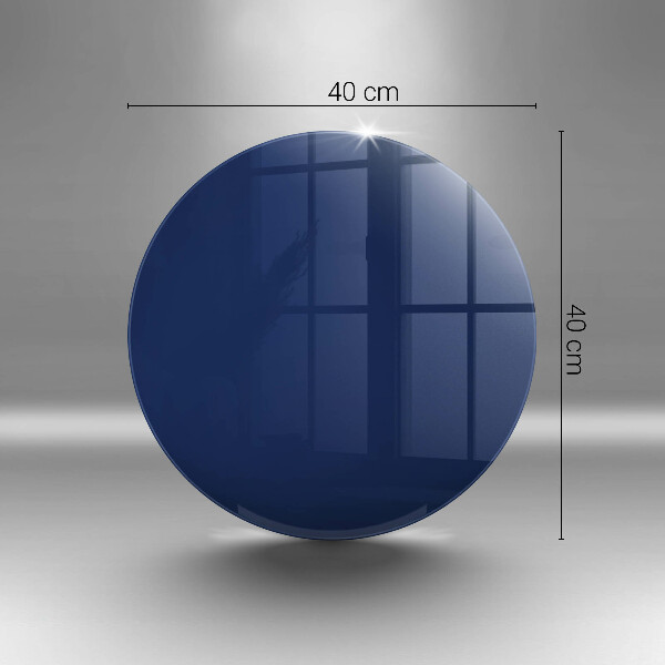 De vidrio templado Color azul