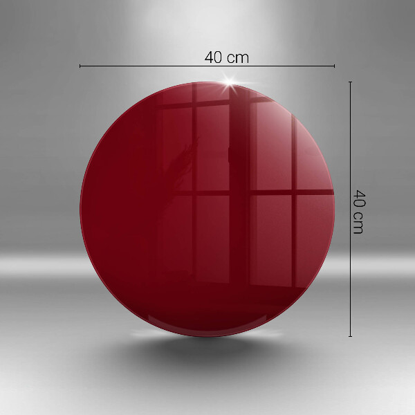 De vidrio templado Color burdeos