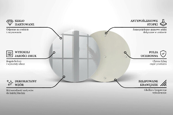 De vidrio templado Color gris