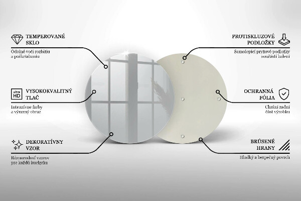 De vidrio templado Color gris