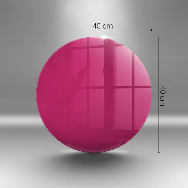 De vidrio templado Color rosa