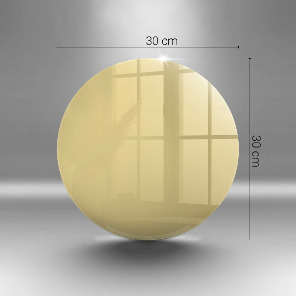 De vidrio templado Amarillo