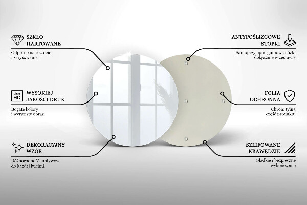 De vidrio templado El color blanco