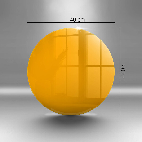 De vidrio templado Color amarillo oscuro