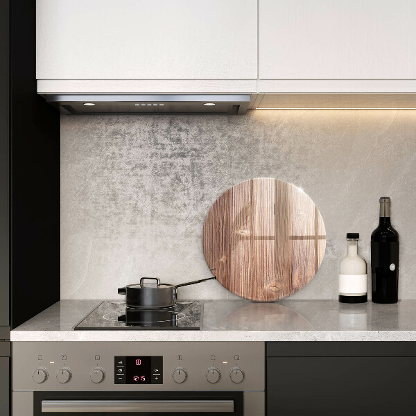 De vidrio templado Madera natural