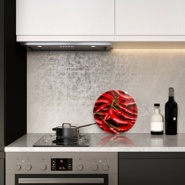 De vidrio templado Pimientos picantes