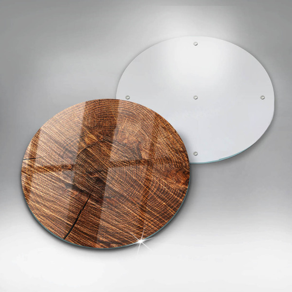 De vidrio templado Estructura de madera