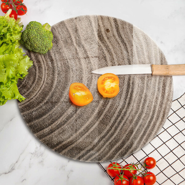 De vidrio templado Anillos de madera