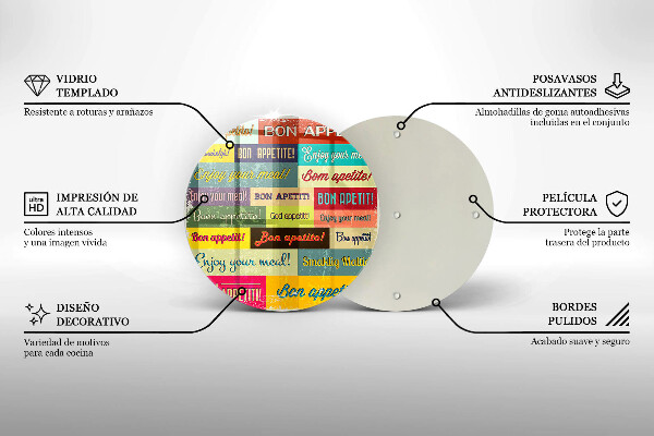 De vidrio templado Subtítulos buen provecho idiomas