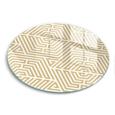 De vidrio templado Líneas geométricas