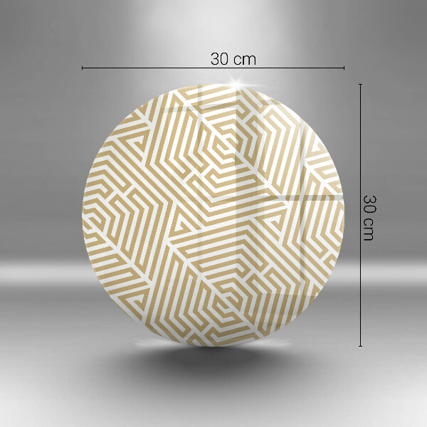 De vidrio templado Líneas geométricas
