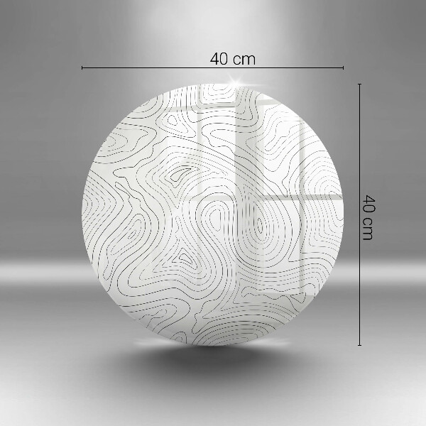 De vidrio templado Formas abstractas