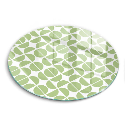 De vidrio templado Patrón de formas boho