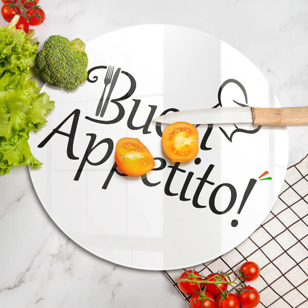 De vidrio templado Buon appetito!