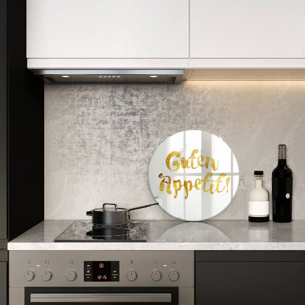 De vidrio templado Guten appetit!