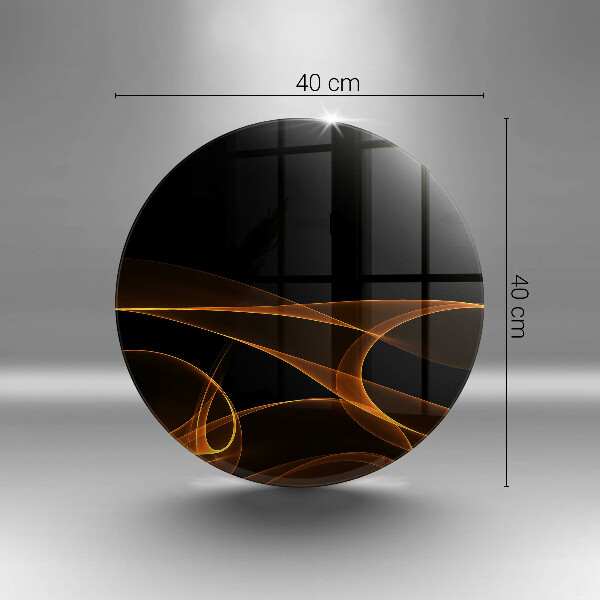 De vidrio templado Líneas abstractas