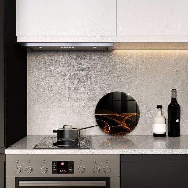 De vidrio templado Líneas abstractas