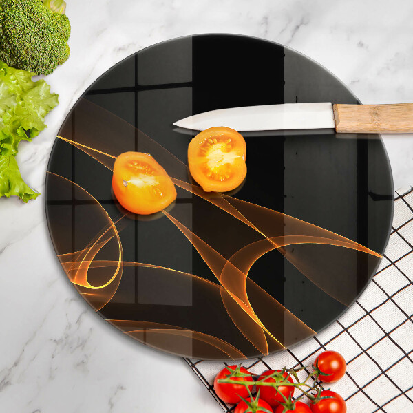 De vidrio templado Líneas abstractas