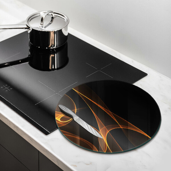 De vidrio templado Líneas abstractas