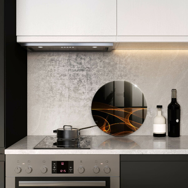 De vidrio templado Líneas abstractas