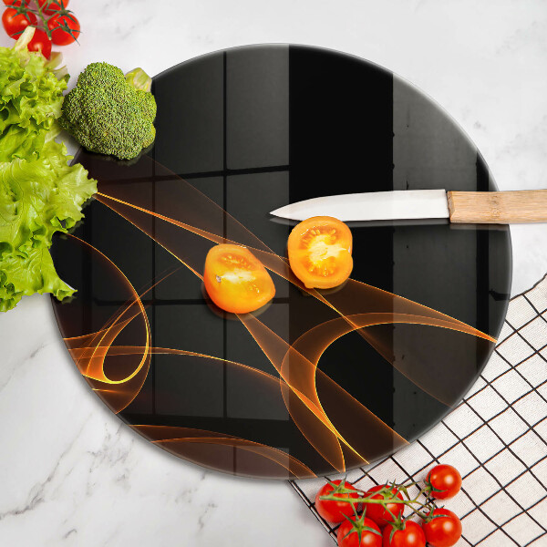 De vidrio templado Líneas abstractas