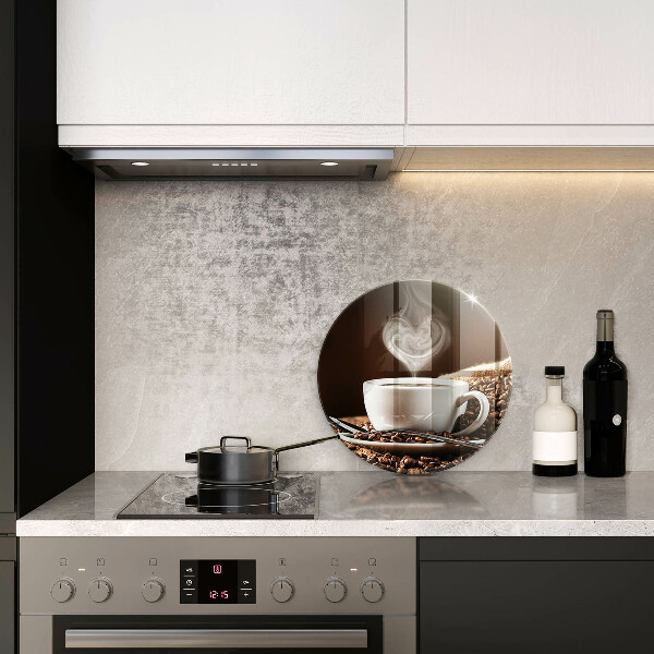 De vidrio templado Café y una taza