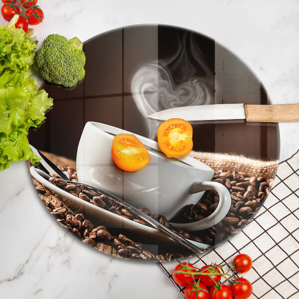 De vidrio templado Café y una taza