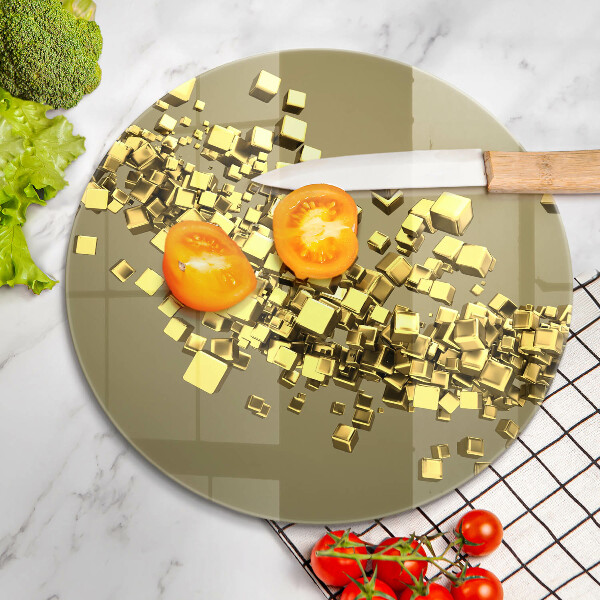 De vidrio templado Geometría 3d abstracta