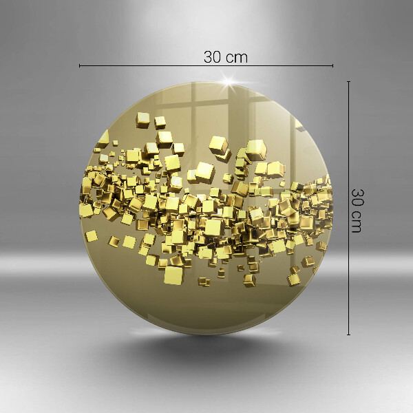 De vidrio templado Geometría 3d abstracta